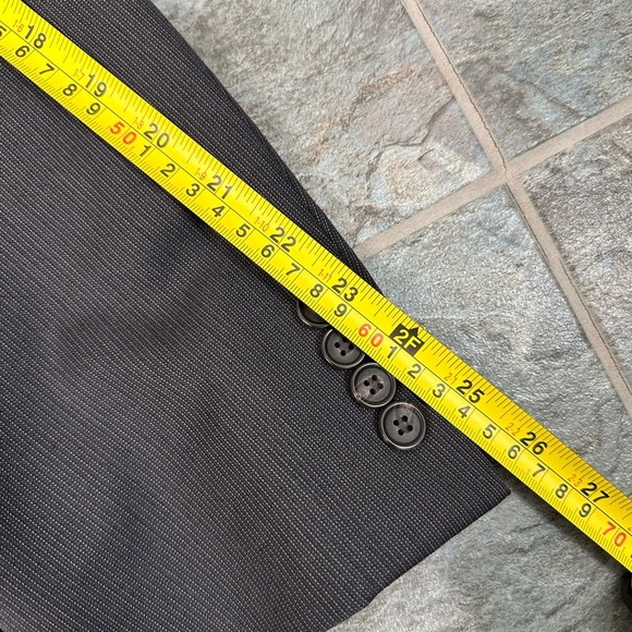Lauren Ralph Lauren Sport Coat Mens 44L Dark Gray Wool Two Button Blazer Lined - Picture 10 of 10